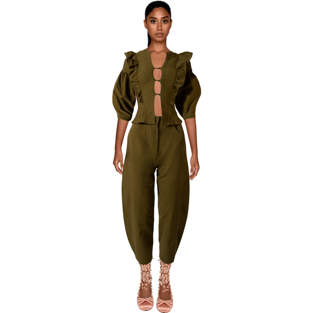 Lana Top- Army