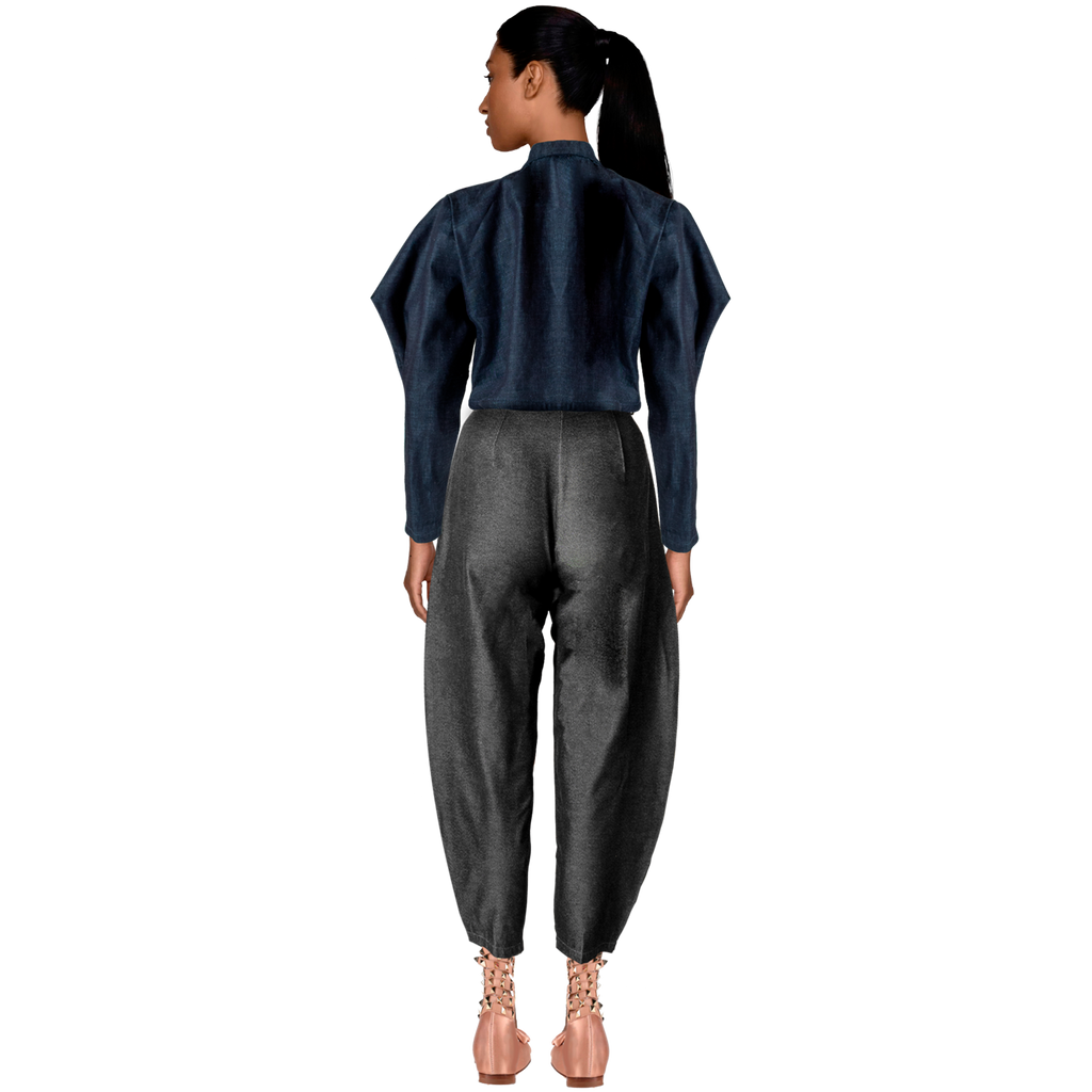 Virgina Pant-Charcoal