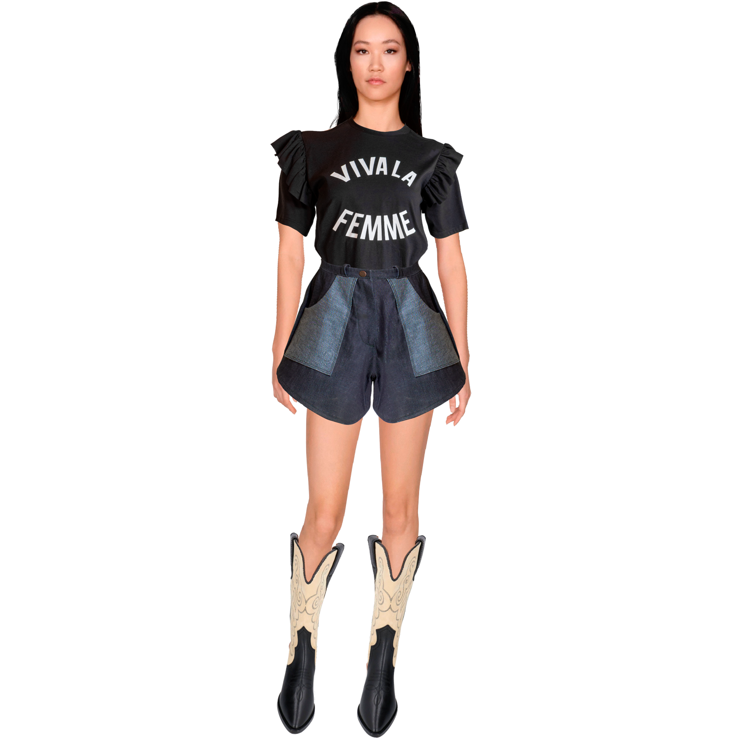 Viva La Femme T-Shirt Black
