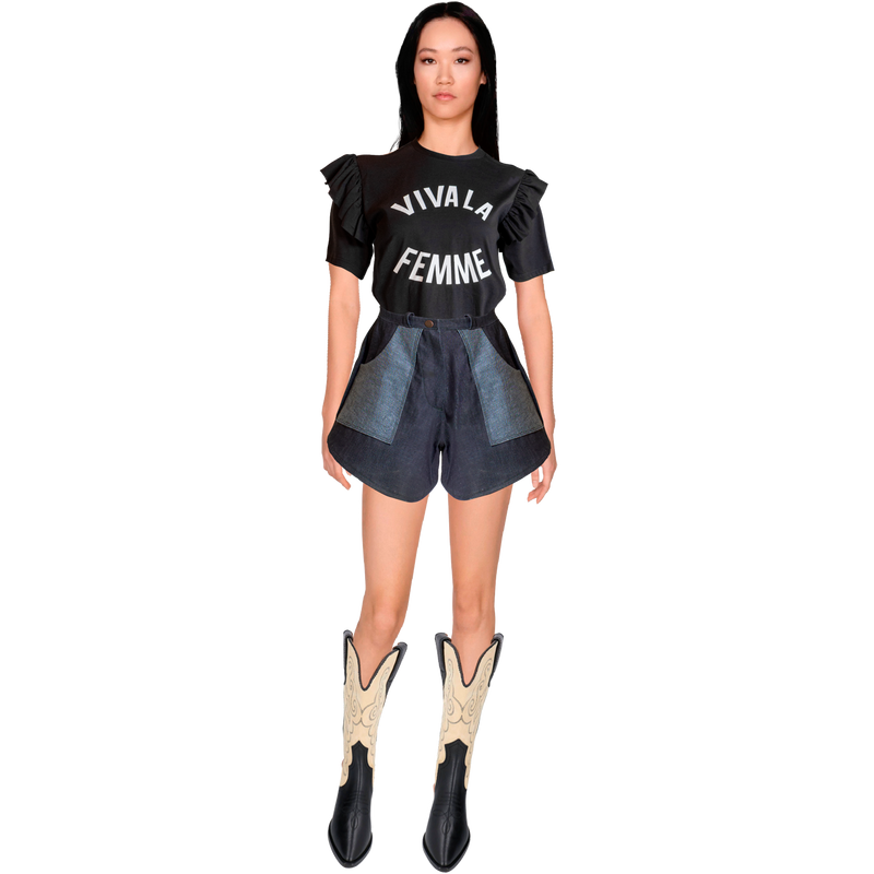 Viva La Femme T-Shirt Black